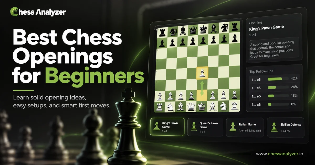 Best Chess Openings for Beginners: 10 Easy Openings Best chess openings for beginners with easy opening plans and key moves